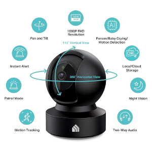 Kasa Smart Indoor Pan-Tilt Home Security Camera
